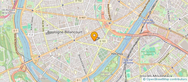 localisation de l'entreprise ALBORG à BOULOGNE-BILLANCOURT