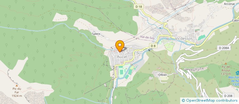 localisation de l'entreprise ALBOUN BEDEL à AUZAT