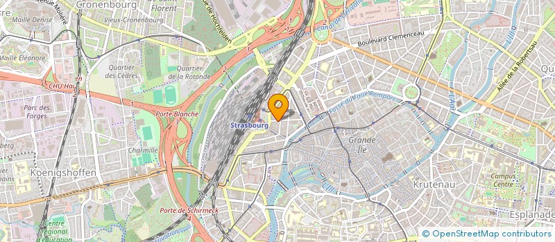 localisation de l'entreprise ALBOURAQ TRAVEL à STRASBOURG