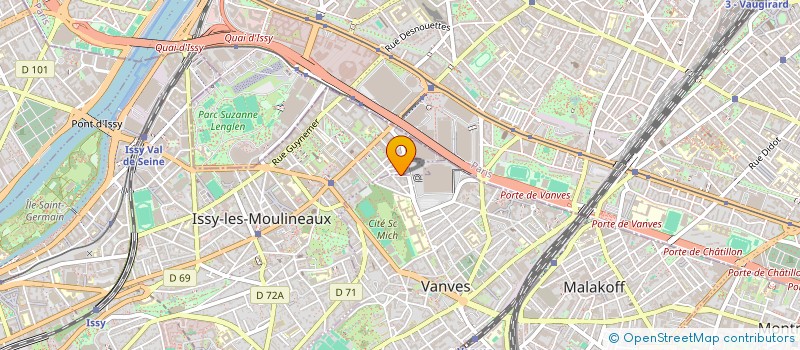 localisation de l'entreprise ALBRAND à ISSY-LES-MOULINEAUX