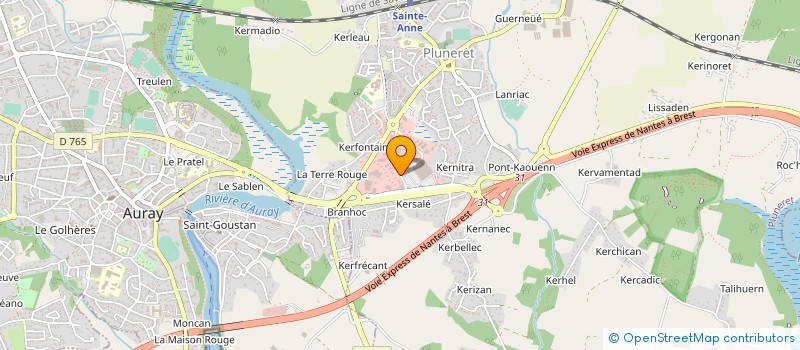 localisation de l'entreprise ALBRE à PLUNERET