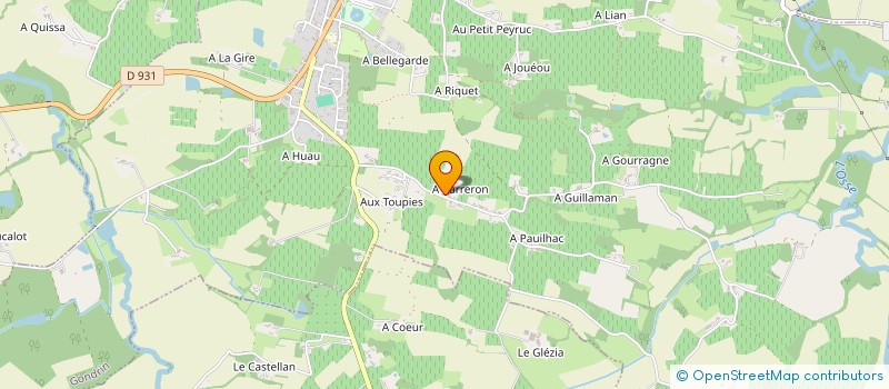 localisation de l'entreprise ALBRECHT  COURRENSAN