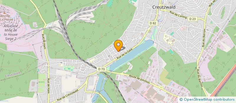 localisation de l'entreprise ALBRECHT CARRELAGES  CREUTZWALD