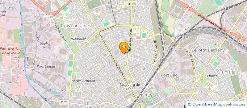 localisation de l'entreprise ALBRECHT SABIR  REIMS