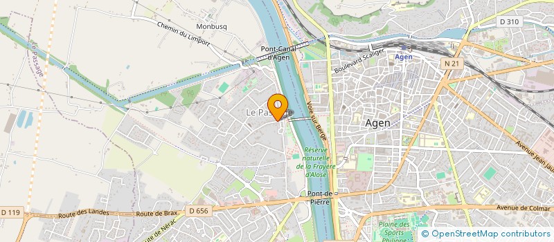 localisation de l'entreprise ALBRET FINANCEMENT à LE PASSAGE