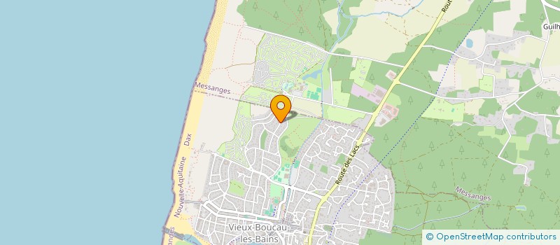 localisation de l'entreprise ALBRET MOISAN  VIEUX-BOUCAU-LES-BAINS