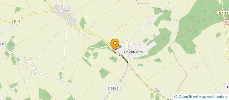 localisation de l'entreprise ALBRIER PASCAL  DROISY