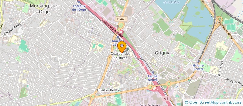 localisation de l'entreprise ALBRUN & ANDRE TRANSPORT à GRIGNY