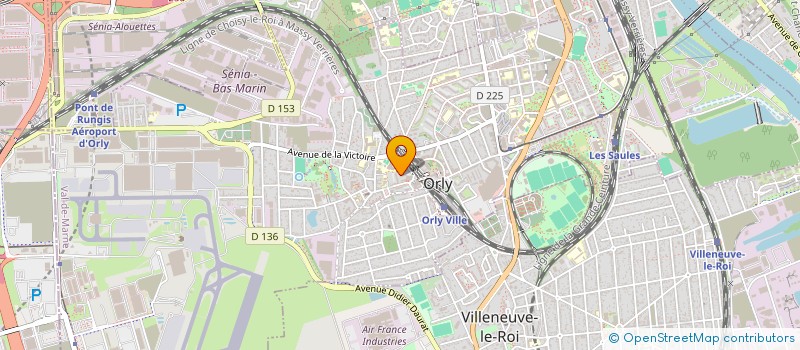 localisation de l'entreprise ALBS  ORLY