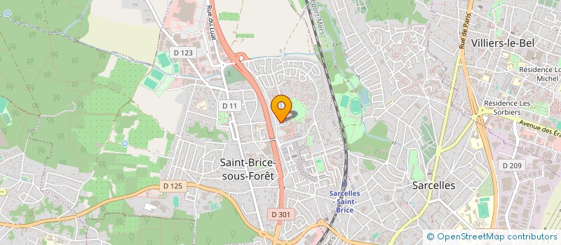 localisation de l'entreprise ALBS  SAINT-BRICE-SOUS-FORET