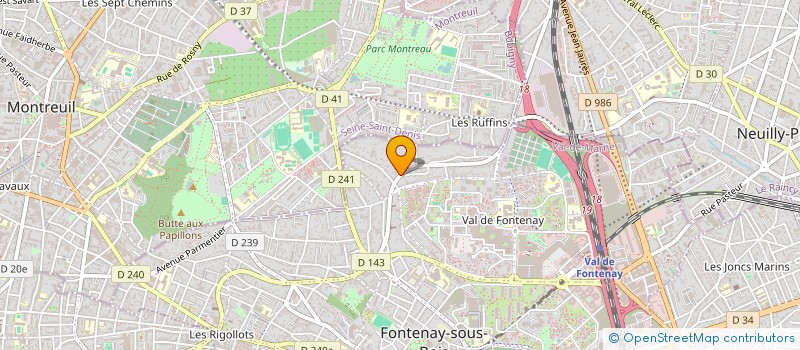 localisation de l'entreprise ALBT à FONTENAY-SOUS-BOIS