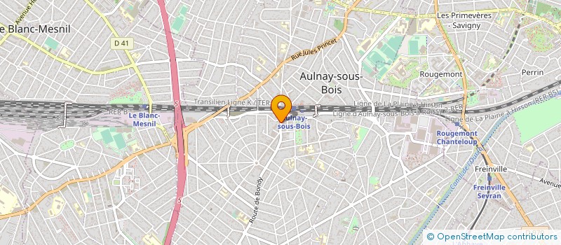 localisation de l'entreprise ALBU à AULNAY-SOUS-BOIS