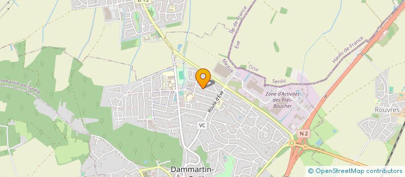 localisation de l'entreprise ALBU PERE ET FILS  DAMMARTIN-EN-GOELE