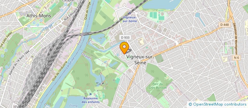 localisation de l'entreprise ALBU RENOVADESIGN à VIGNEUX-SUR-SEINE