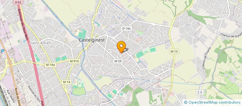 localisation de l'entreprise ALBUFEIRA  CASTELGINEST