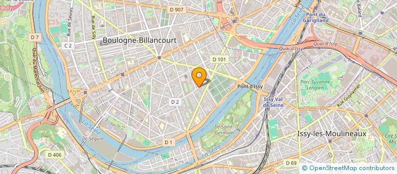 localisation de l'entreprise ALBUFERA  BOULOGNE-BILLANCOURT