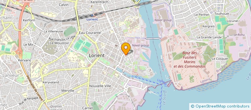 localisation de l'entreprise ALBUQ  LORIENT