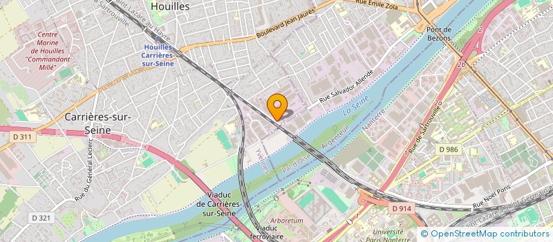 localisation de l'entreprise ALBUQUERQUE CHANTELOUP-LES-VIGNES  CARRIERES-SUR-SEINE