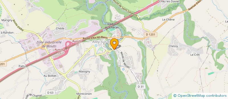 localisation de l'entreprise ALBY EN FUSAIN  ALBY-SUR-CHERAN