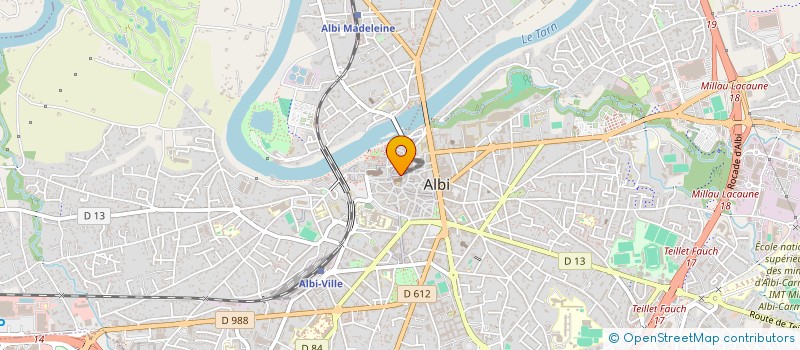 localisation de l'entreprise ALBY FOIE GRAS DISTRIBUTION à ALBI