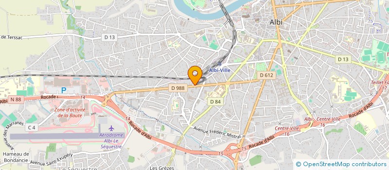 localisation de l'entreprise ALBY IMMOBILIER à ALBI