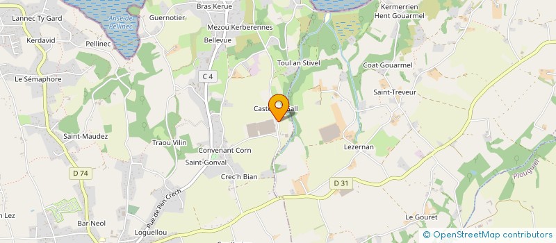 localisation de l'entreprise ALBYAN à PENVENAN