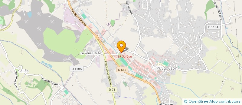 localisation de l'entreprise ALBYGEST à PUYGOUZON