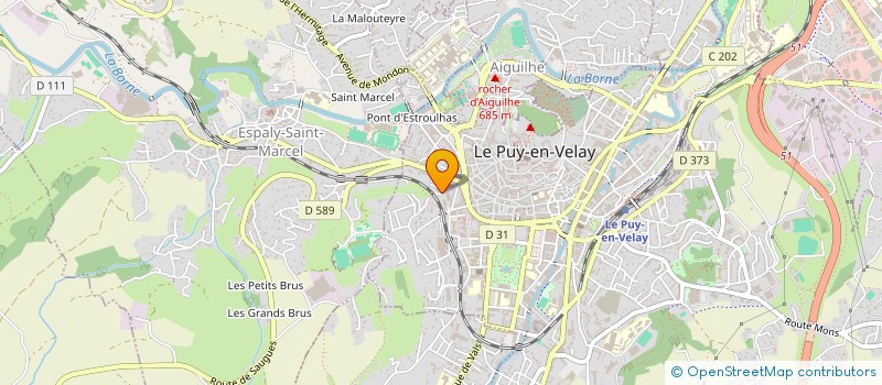 localisation de l'entreprise ALBYR EST  LE PUY-EN-VELAY