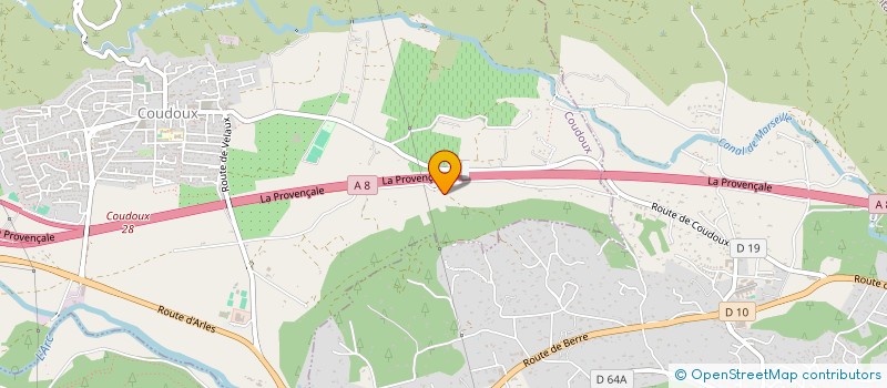 localisation de l'entreprise ALC 13  COUDOUX