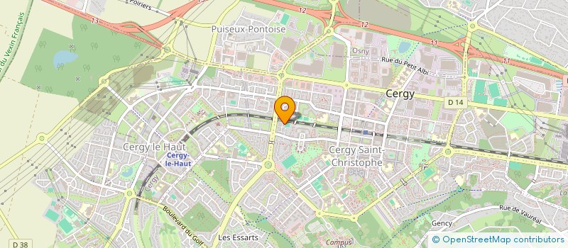 localisation de l'entreprise ALC 2  CERGY