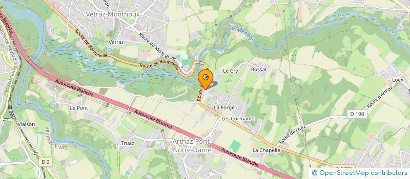 localisation de l'entreprise ALC  ARTHAZ-PONT-NOTRE-DAME