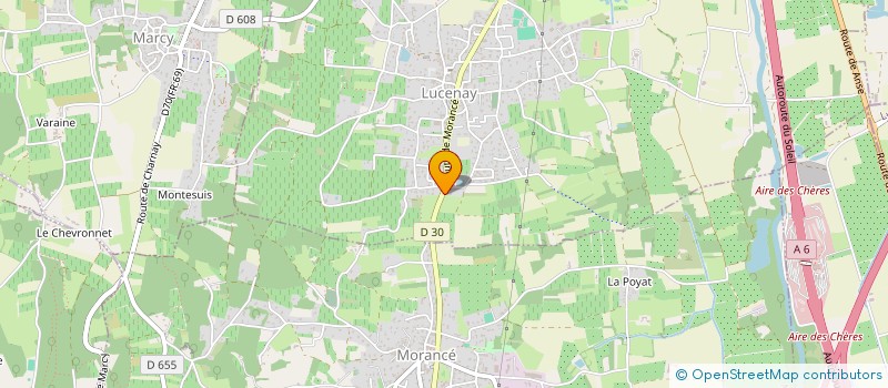 localisation de l'entreprise ALC  LUCENAY