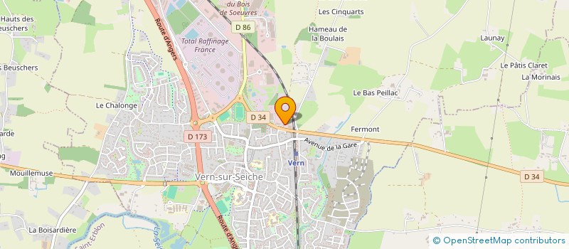 localisation de l'entreprise ALC  VERN-SUR-SEICHE