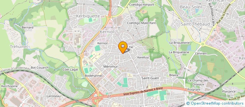 localisation de l'entreprise ALC à VANNES