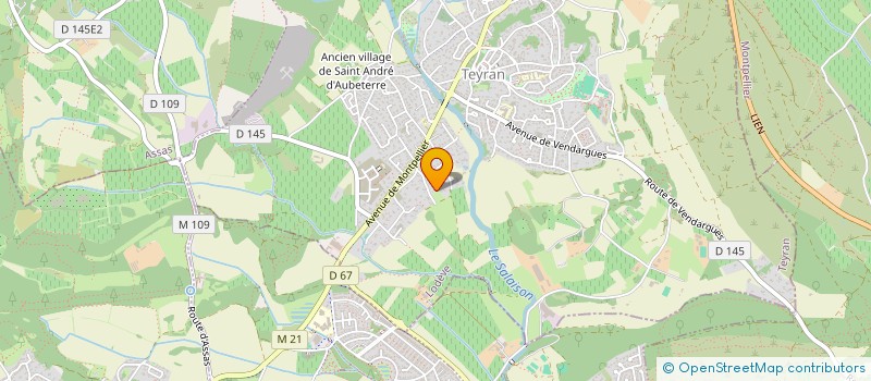 localisation de l'entreprise ALC  TEYRAN