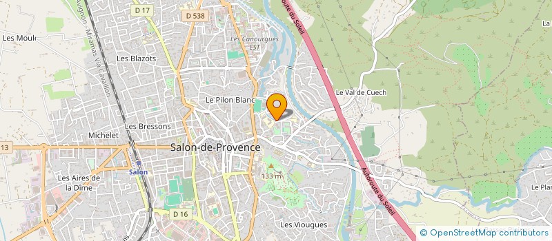 localisation de l'entreprise ALC à SALON-DE-PROVENCE
