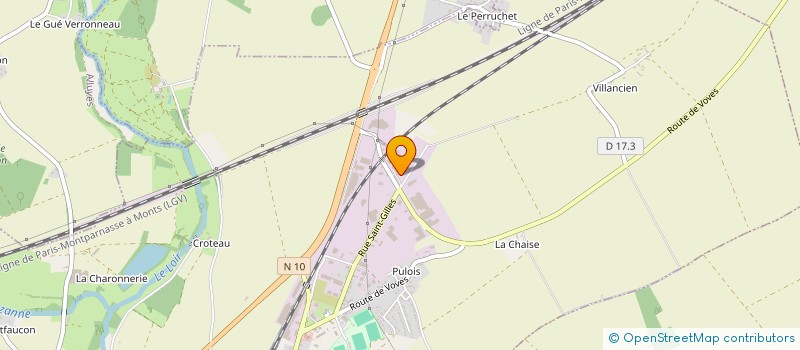 localisation de l'entreprise ALC  BONNEVAL