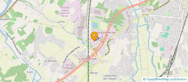 localisation de l'entreprise ALC  ROULLET-SAINT-ESTEPHE