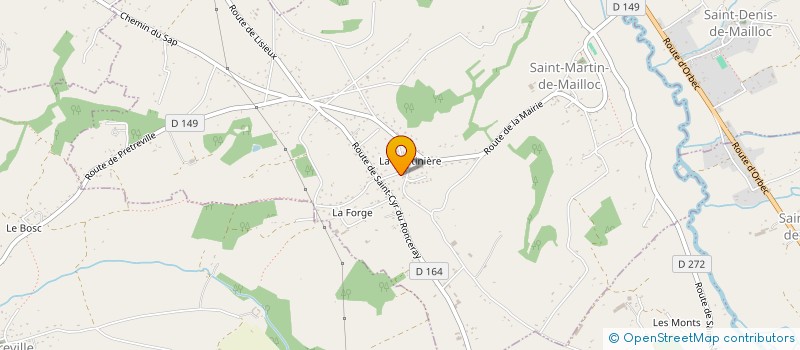 localisation de l'entreprise ALC AGENCEMENT à SAINT-MARTIN-DE-MAILLOC