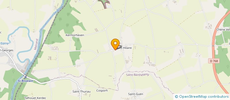 localisation de l'entreprise ALC ASSAINISSEMENT TERRASSEMENT à PLUMELIAU-BIEUZY