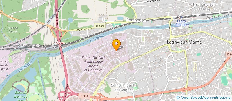 localisation de l'entreprise ALC CAR à LAGNY-SUR-MARNE