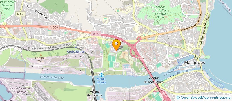 localisation de l'entreprise ALC CLIM ENERGIE  MARTIGUES