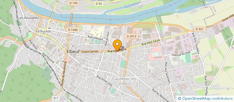 localisation de l'entreprise ALC CONDUITE  CAUDEBEC-LES-ELBEUF