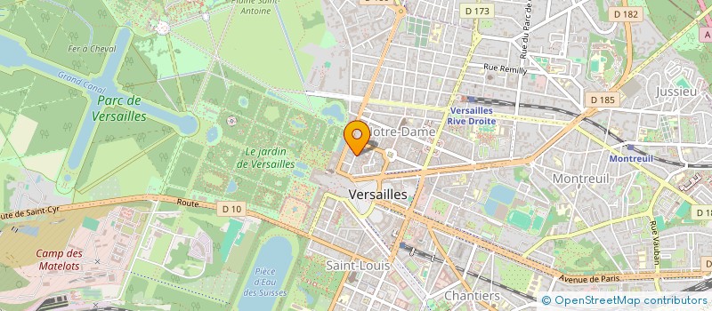 localisation de l'entreprise ALC CONSEIL à VERSAILLES