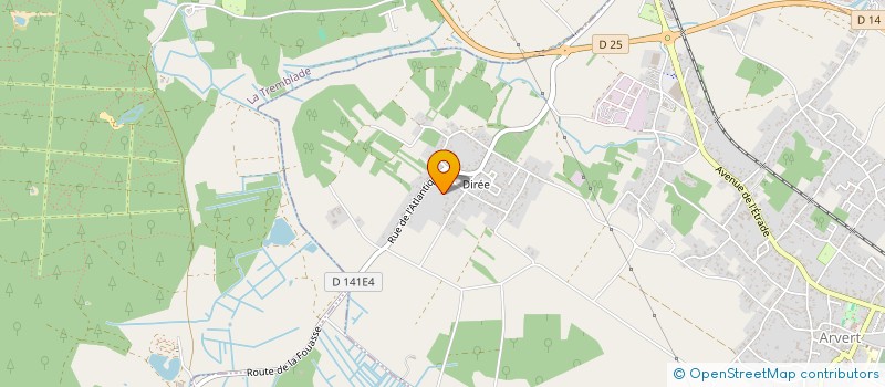 localisation de l'entreprise ALC CONSTRUCTION  ARVERT