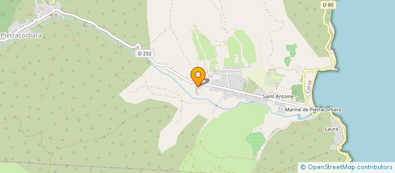 localisation de l'entreprise ALC DESIGN à PIETRACORBARA