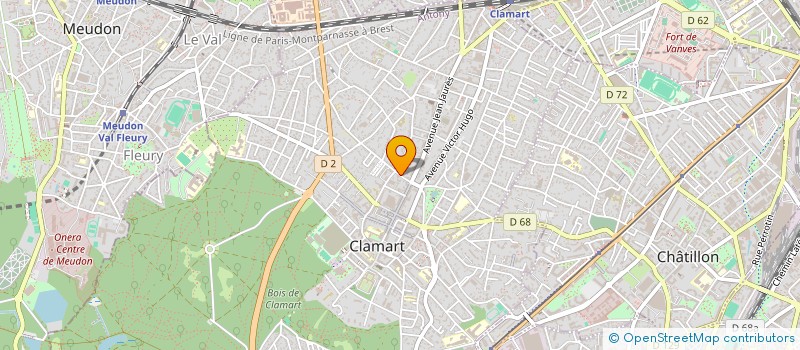 localisation de l'entreprise ALC GESTION à CLAMART