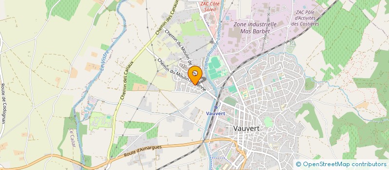 localisation de l'entreprise ALC HOLDING  VAUVERT