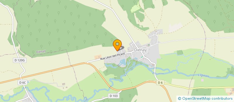 localisation de l'entreprise ALC HOLDING  DIENAY