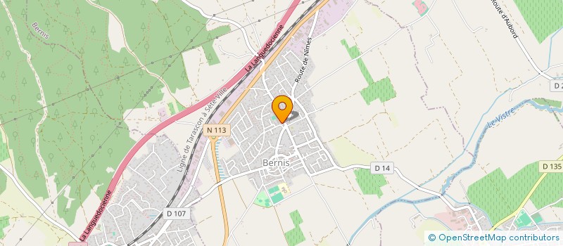 localisation de l'entreprise ALC IMMO  BERNIS